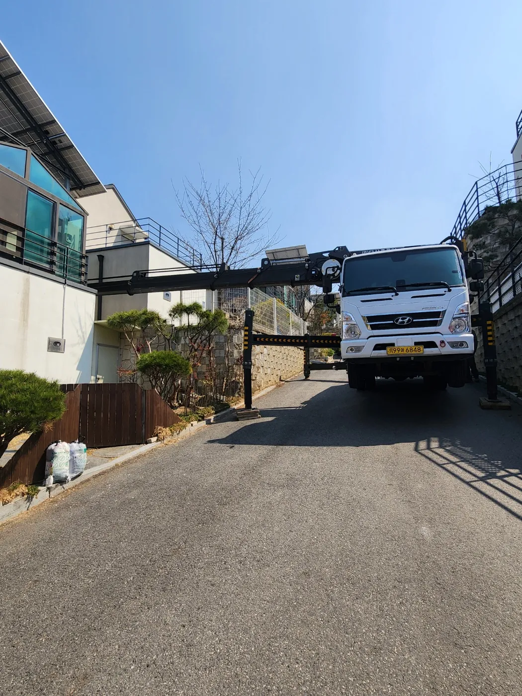 안성 스카이차 고소작업 현장 9