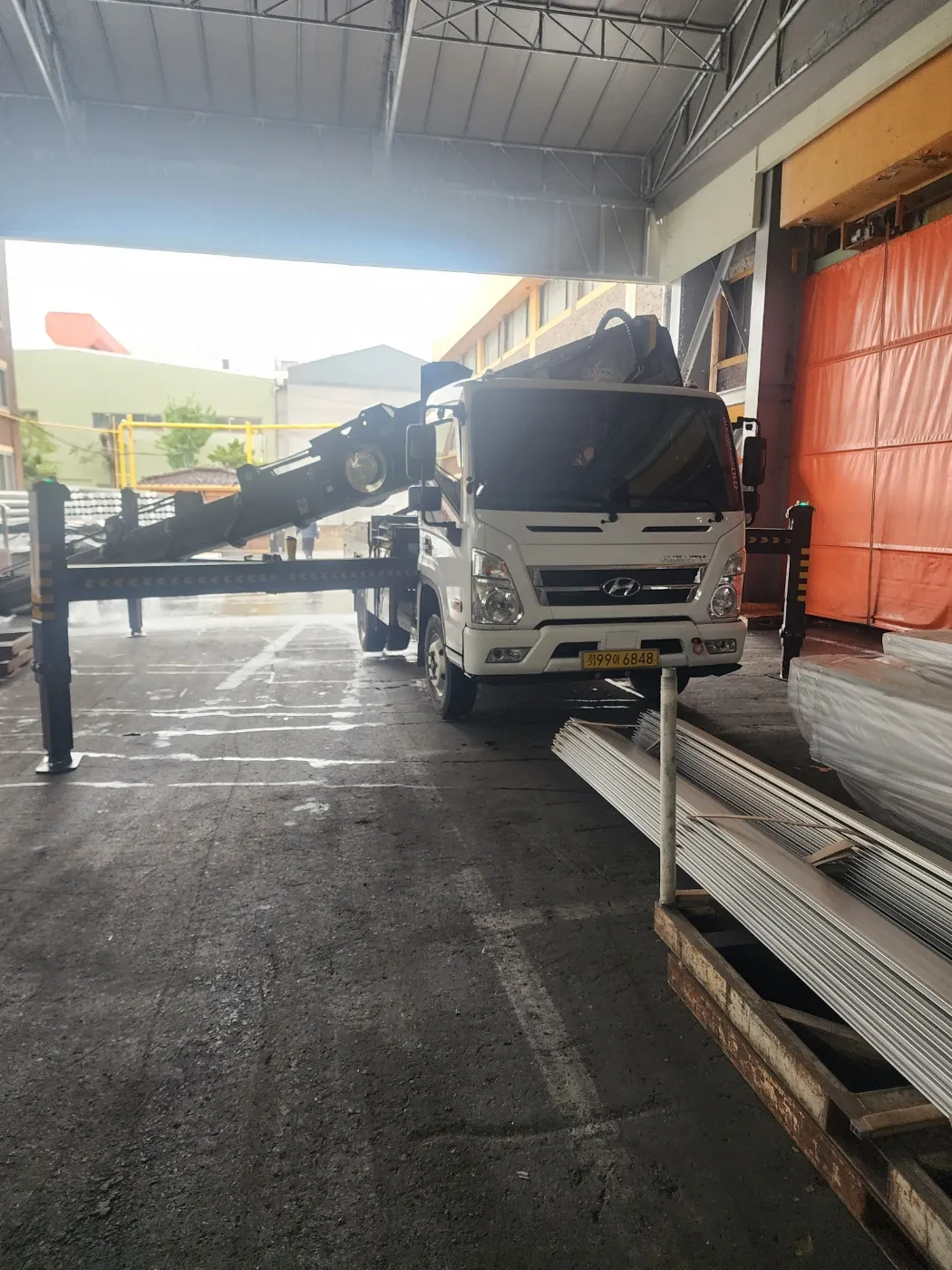 안성 스카이차 현장작업 2 - 고소작업 안전시공