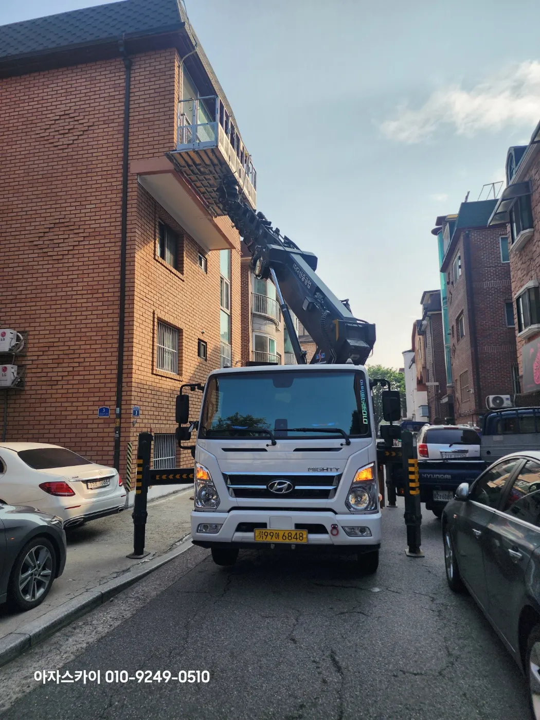 안성 스카이차 고소작업 현장 5