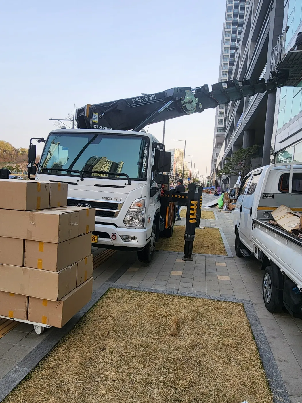 안성 스카이차 고소작업 현장 7